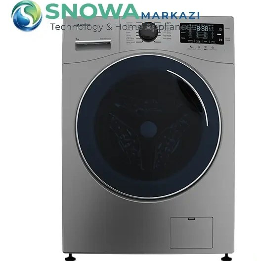 لباسشویی اسنوا 9 کیلویی نقرهای اکتاپلاس موتور مدل SNW-9050