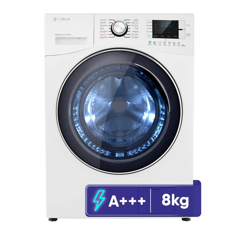 لباسشویی اسنوا اکتاپلاس موتور پیشرفته 8 کیلویی مدل SWM-D80