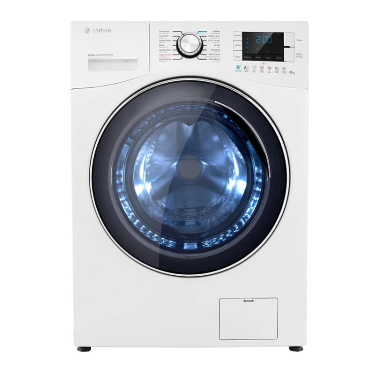 لباسشویی اسنوا اکتاپلاس موتور پیشرفته 8 کیلویی مدل SWM-D80