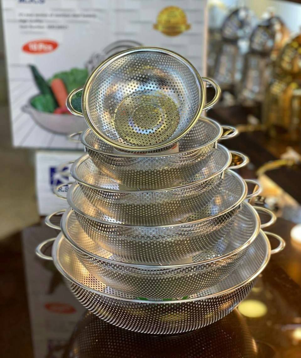 آبکش استیل 6 پارچه