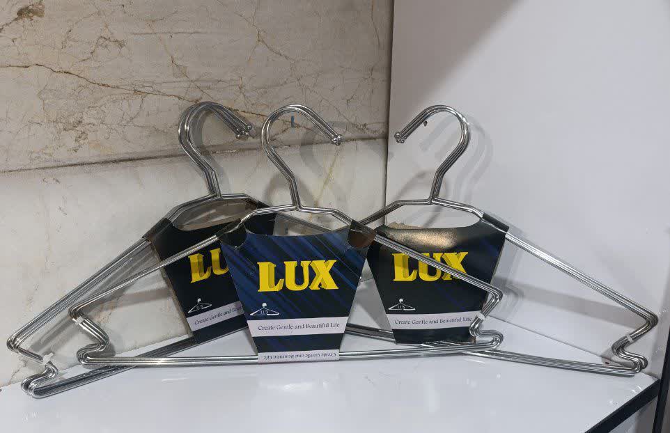 چوب لباسی استیل LUX بسته 3 عددی