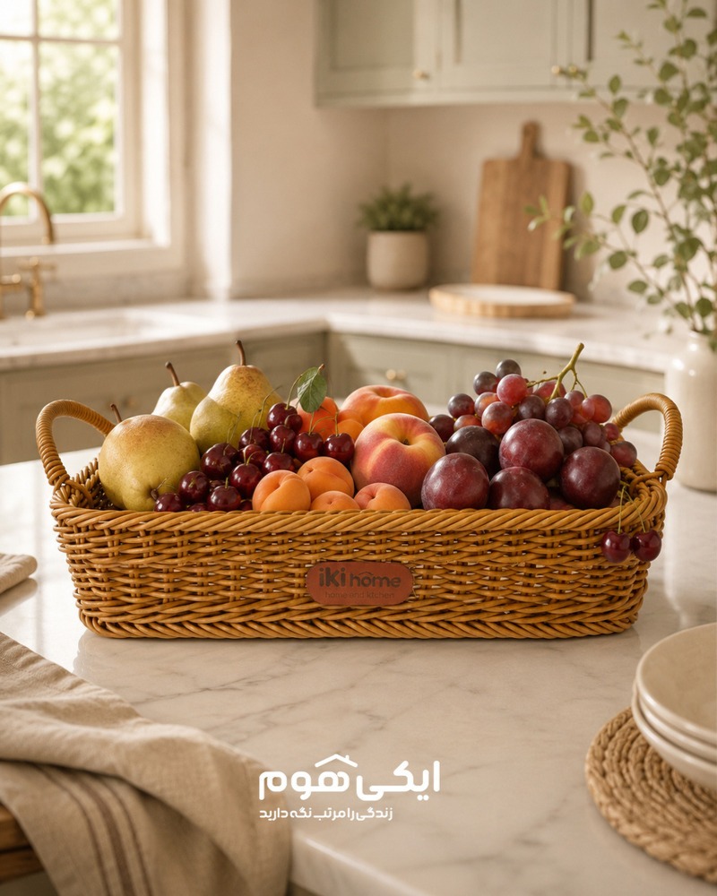 سبد حصیربافت بزرگ ویکو