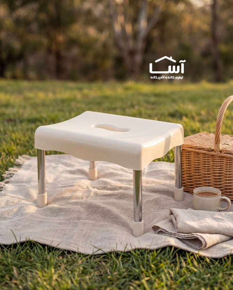 چهر پایه فلزی مستطیل آساپلاستیک